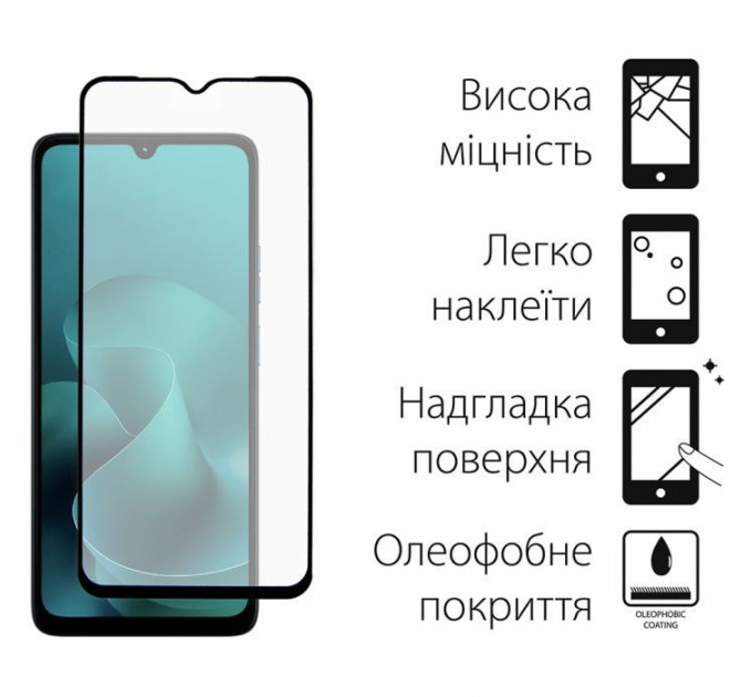 Чехол для мобильного телефона Dengos Motorola G06 Soft+glass Green (DG-KM-180)