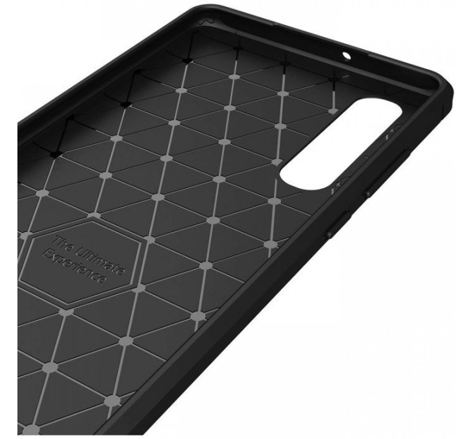 Чохол до мобільного телефона Laudtec для Huawei P30 Carbon Fiber (Black) (LT-P30B)