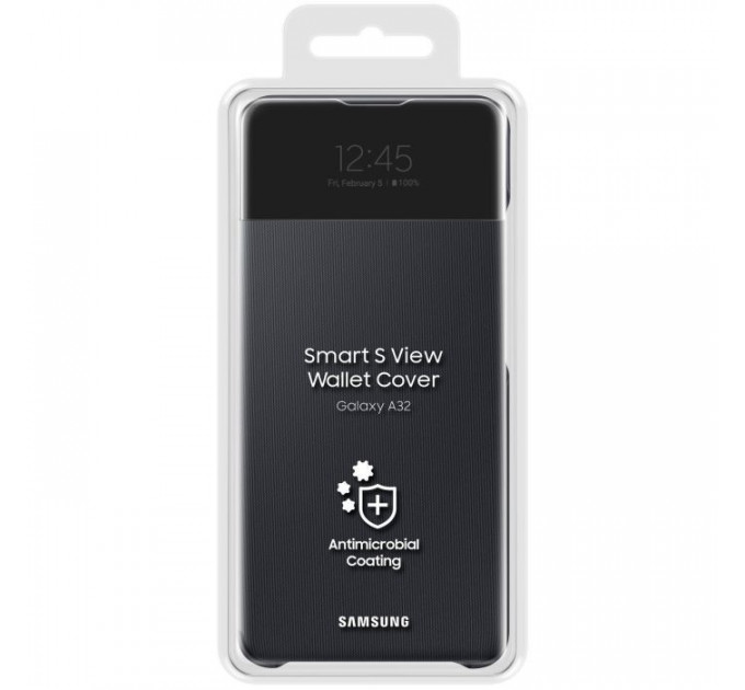 Чохол до мобільного телефона Samsung SAMSUNG Galaxy A32\/A325 S View Wallet Cover Black (EF-EA325PBEGRU)