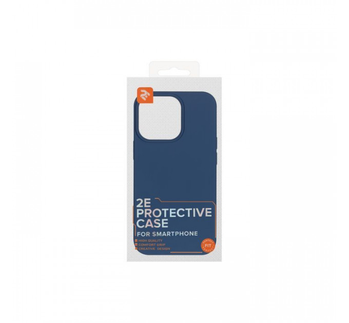 Чохол до мобільного телефона 2E Basic Apple iPhone 13 Pro, Liquid Silicone, Cobalt Blue (2E-IPH-13PR-OCLS-CB)