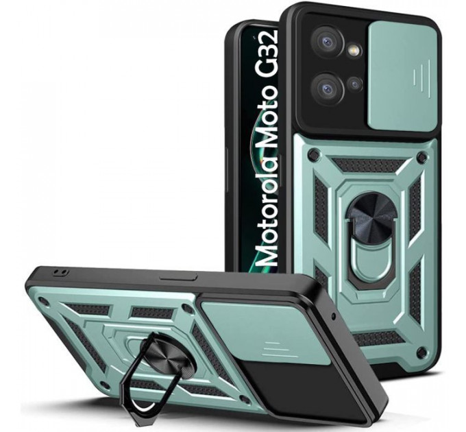 Чохол до мобільного телефона BeCover Military Motorola Moto G32 Dark Green (708179)