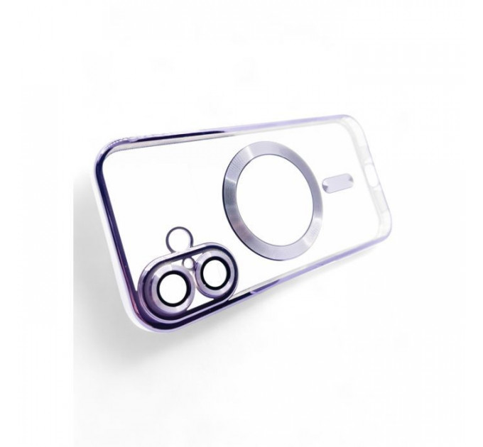 Чохол до мобільного телефона BeCover TPU Chrome Case (MagSafe) для Apple iPhone 16 Purple (712074)