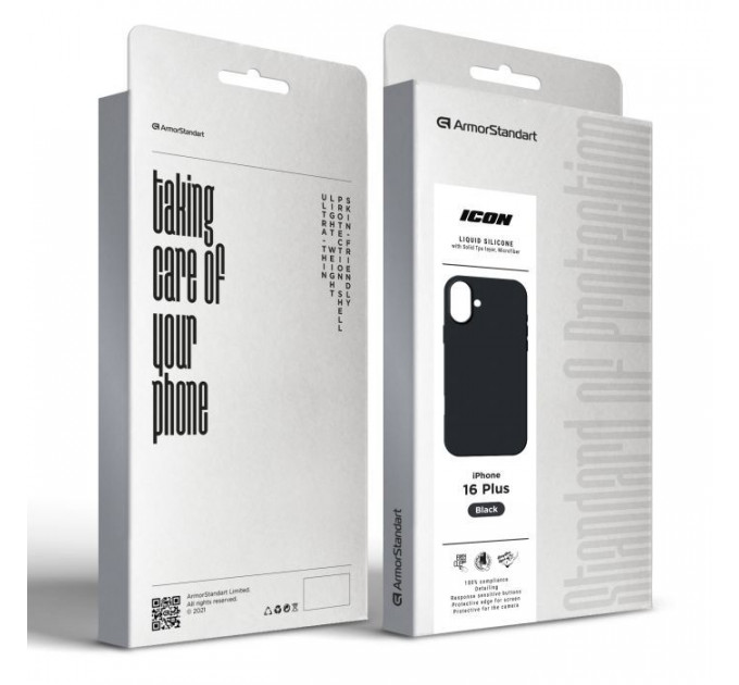 Чехол для мобильного телефона Armorstandart ICON2 Case Apple iPhone 16 Plus Black (ARM78623)