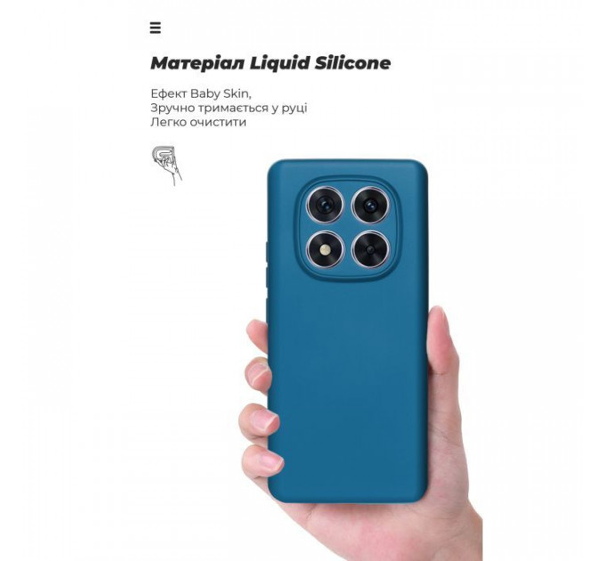 Чехол для мобильного телефона Armorstandart ICON Xiaomi Redmi Note 14 Pro 5G \/ Poco X7 Camera cover Dark Blue (ARM79828)
