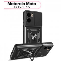 Чохол до мобільного телефона BeCover Military Motorola Moto G05 \/ E15 Black (713527)