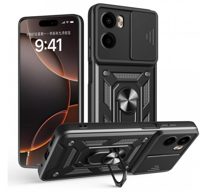 Чохол до мобільного телефона BeCover Military Motorola Moto G05 \/ E15 Black (713527)