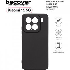 Чохол до мобільного телефона BeCover Xiaomi 15 5G Black (713781)
