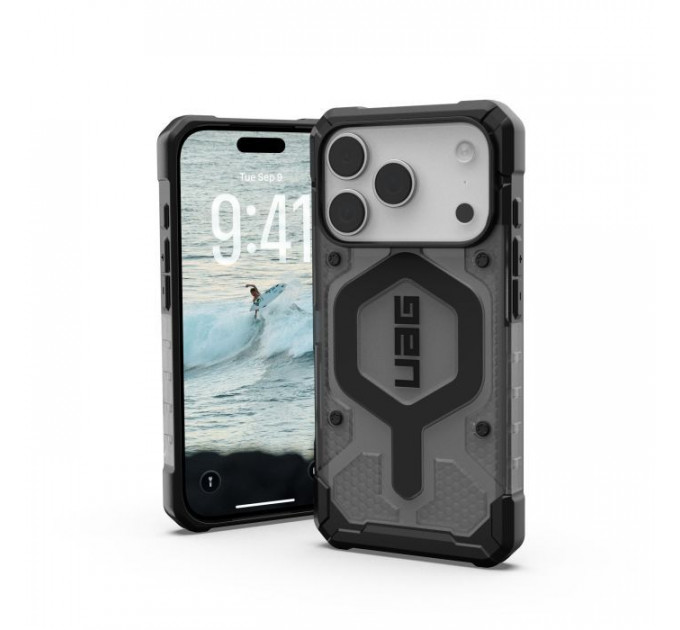 Чохол до мобільного телефона UAG iPhone 17 Pro Pathfinder Clear MagSafe Ash\/Black (114551113140)