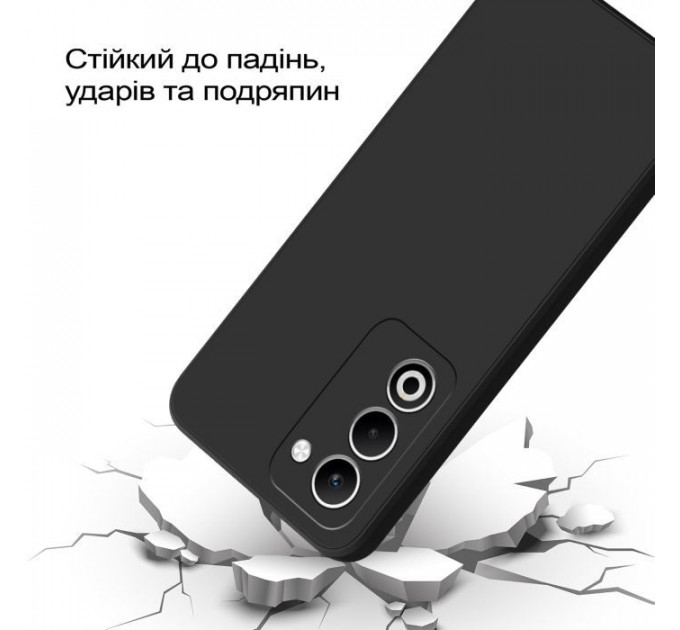 Чохол до мобільного телефона BeCover Silicone Oppo A5 2025 4G\/5G Black (713790)