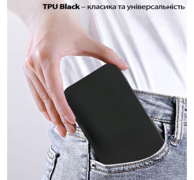 Чохол до мобільного телефона BeCover Silicone Oppo A5 2025 4G\/5G Black (713790)