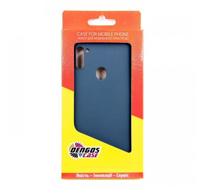 Чохол до мобільного телефона Dengos Carbon Samsung Galaxy M11, blue (DG-TPU-CRBN-70) (DG-TPU-CRBN-70)
