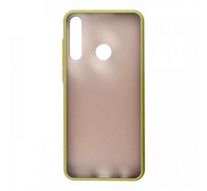 Чохол до мобільного телефона Dengos Matt Huawei Y6P, green (DG-TPU-MATT-55) (DG-TPU-MATT-55)