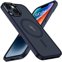 Чохол до мобільного телефона 2E Basic Apple iPhone 15 Plus Soft Touch MagSafe Cover Dark Blue (2E-IPH-15PRM-OCLS-DL)