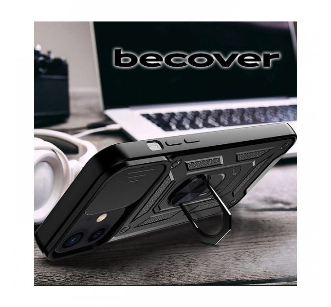 Чохол до мобільного телефона BeCover Military Apple iPhone 12 Black (709951)