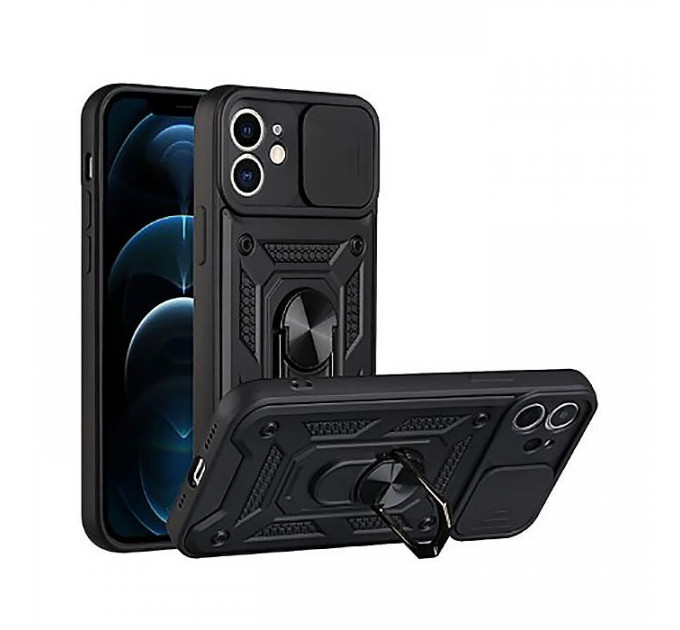 Чохол до мобільного телефона BeCover Military Apple iPhone 12 Black (709951)