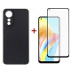 Чохол до мобільного телефона Dengos Kit for OPPO A78 4g case + glass (Black) (DG-KM-03)