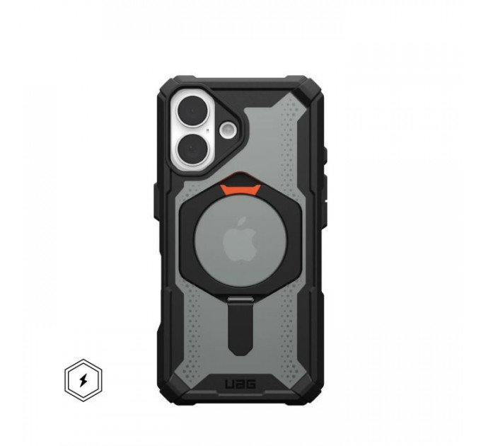 Чохол до мобільного телефона UAG iPhone 16 Plasma XTE MagSafe Black\/Orange (114476114097)
