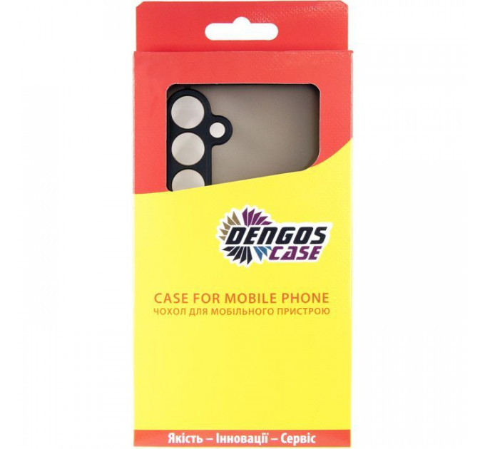 Чохол до мобільного телефона Dengos Matte Samsung Galaxy S24 FE (Black) (DG-TPU-MATT-152)