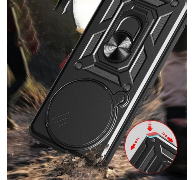Чохол до мобільного телефона BeCover Military Poco X7 Black (712873)