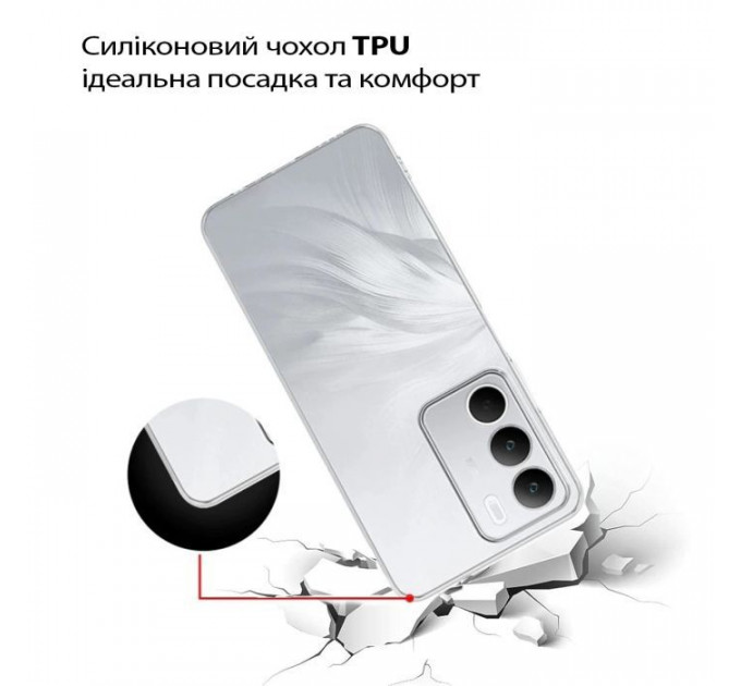 Чохол до мобільного телефона BeCover Silicone Realme C71 Transparent (713780)