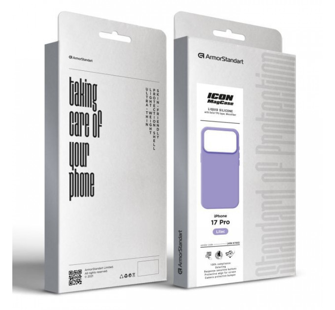 Чохол до мобільного телефона Armorstandart ICON2 MagCase Apple iPhone 17 Pro Lilac (ARM87083)