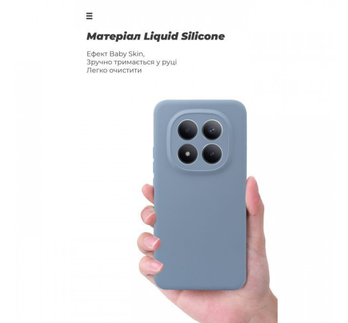 Чохол до мобільного телефона Armorstandart ICON Xiaomi Redmi Note 15 Pro Plus 5G \/ Poco M8 Pro 5G Camera cover Winter Blue (ARM89824)