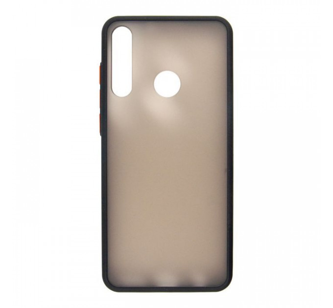 Чохол до мобільного телефона Dengos Matt Huawei Y6P, black (DG-TPU-MATT-54) (DG-TPU-MATT-54)