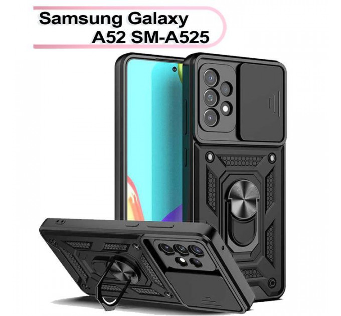 Чохол до мобільного телефона BeCover Military Samsung Galaxy A52 SM-A525 Black (706060)