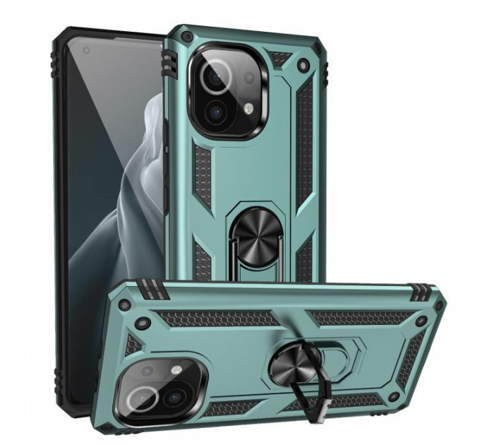 Чохол до мобільного телефона BeCover Military Xiaomi Mi 11 Lite \/ Mi 11 Lite 5G Dark Green (706645)