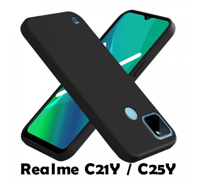 Чохол до мобільного телефона BeCover Realme C21Y \/ C25Y Black (707448)