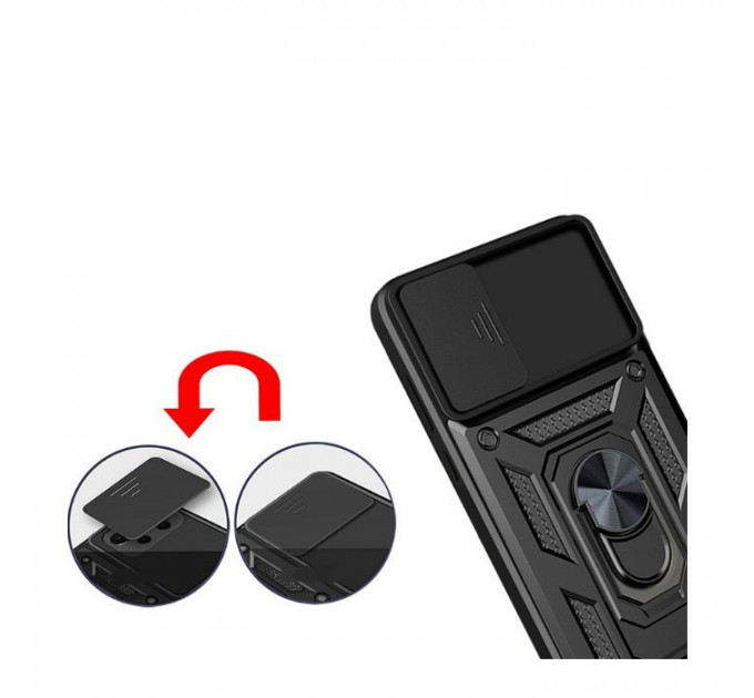Чохол до мобільного телефона BeCover Military Oppo A76\/A96 Black (707405)