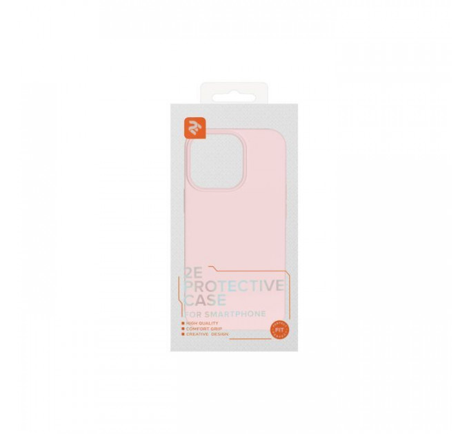 Чохол до мобільного телефона 2E Apple iPhone 14 Pro , Liquid Silicone, Rose Pink (2E-IPH-14PR-OCLS-RP)