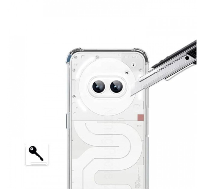 Чохол до мобільного телефона BeCover Anti-Shock Nothing Phone (2a) Clear (711793)