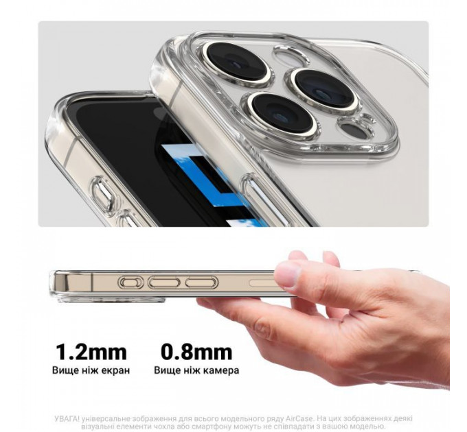 Чехол для мобильного телефона Armorstandart Air Xiaomi Redmi 15C 4G \/ Poco C85 4G Camera cover Clear (ARM85422)
