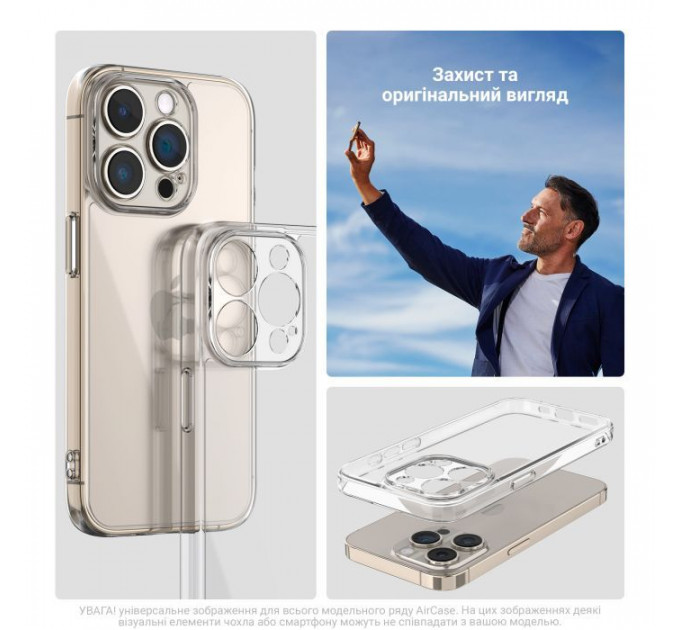 Чехол для мобильного телефона Armorstandart Air Xiaomi Redmi 15C 4G \/ Poco C85 4G Camera cover Clear (ARM85422)