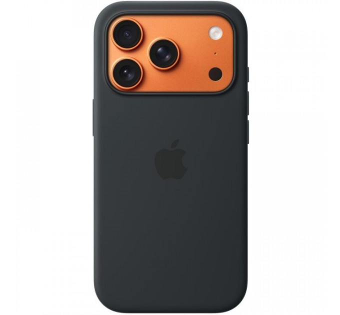 Чохол до мобільного телефона Apple iPhone 17 Pro Silicone with MagSafe Black Model A3559 (MGFK4ZM\/A)