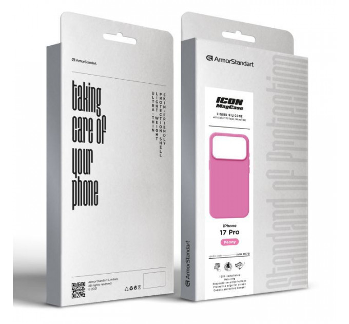 Чохол до мобільного телефона Armorstandart ICON2 MagCase Apple iPhone 17 Pro Peony (ARM86675)