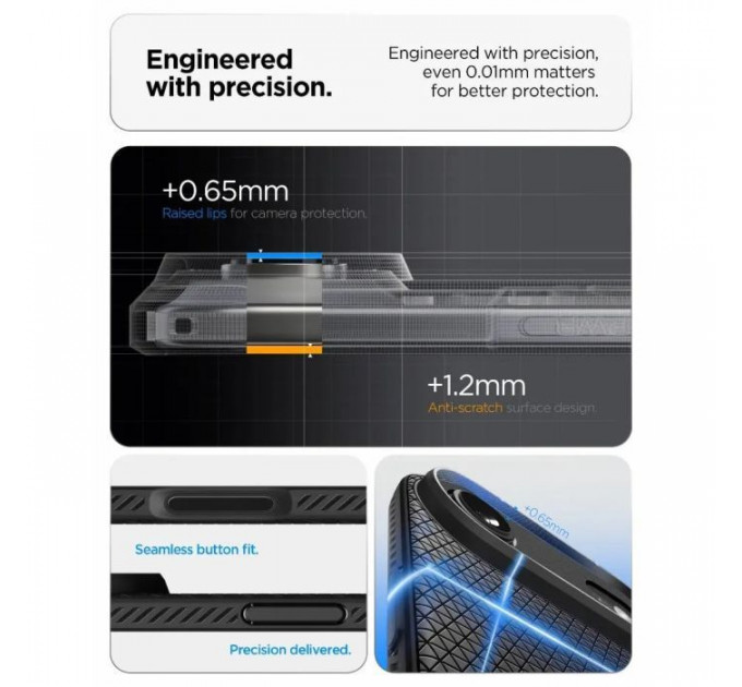 Чохол до мобільного телефона Spigen Liquid Air iPhone 17 Air Matte Black (ACS10302)