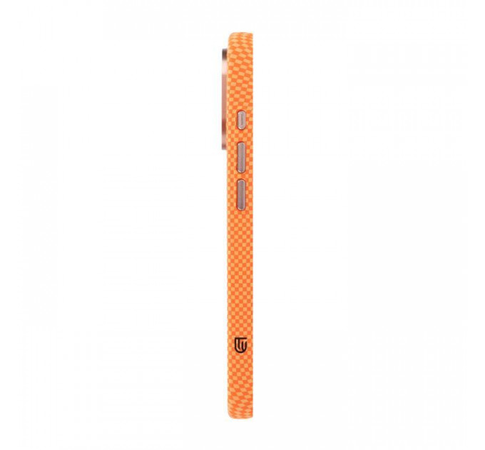 Чохол до мобільного телефона Armorstandart LikeCarbon2 SE MagCase Apple iPhone 17 Kevlar Orange Rose Gold (ARM89167)