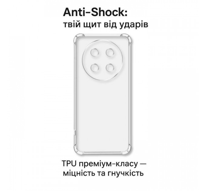 Чохол до мобільного телефона BeCover Anti-Shock Honor X9c Clear (714954)