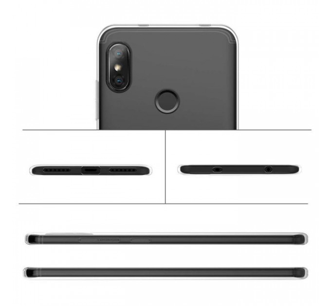 Чохол до мобільного телефона Laudtec для Xiaomi S2 Clear tpu (Transperent) (LC-S2)
