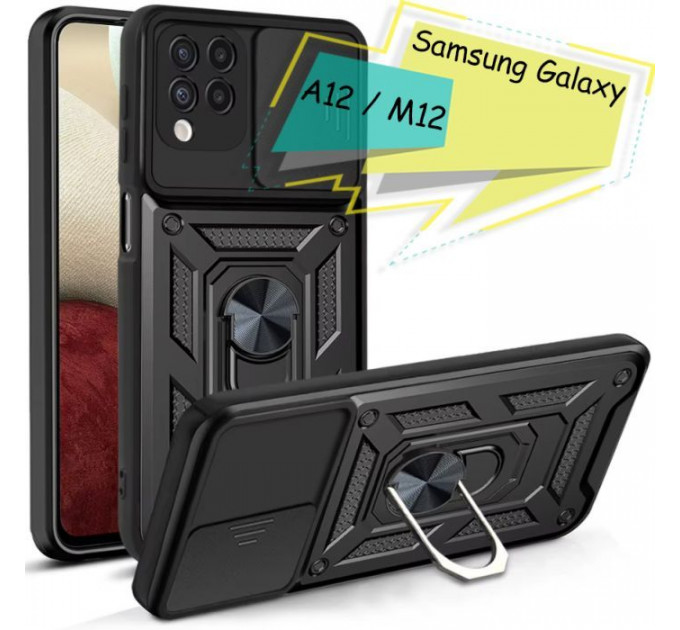 Чохол до мобільного телефона BeCover Military Samsung Galaxy A12 SM-A125 \/ M12 SM-M125 Black (705640)