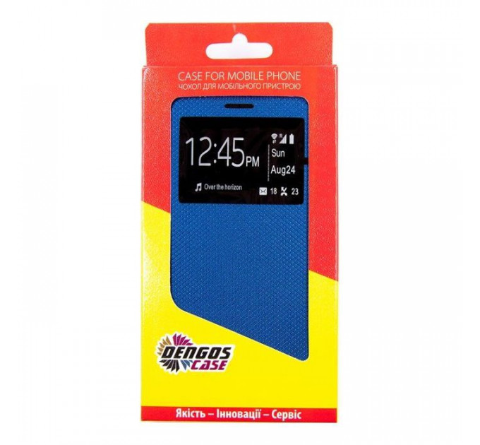 Чехол для мобильного телефона Dengos Flipp-Book Call ID POCO X3, blue (DG-SL-BK-279)