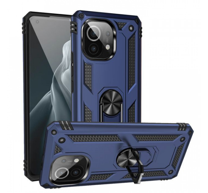 Чохол до мобільного телефона BeCover Military Xiaomi Mi 11 Lite \/ Mi 11 Lite 5G Blue (706643) Чохол до мобільного телефона BeCover Military Xiaomi Mi 11 Lite \/ Mi 11 Lite 5G Blue (706643)