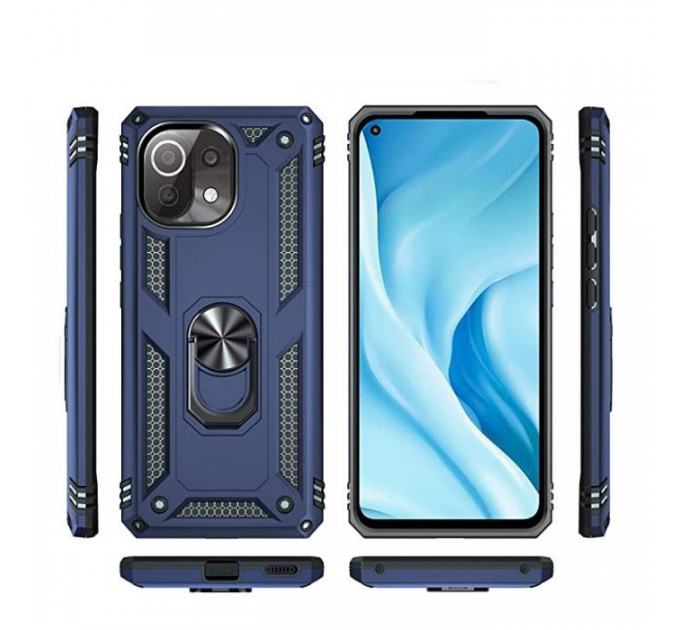 Чохол до мобільного телефона BeCover Military Xiaomi Mi 11 Lite \/ Mi 11 Lite 5G Blue (706643)