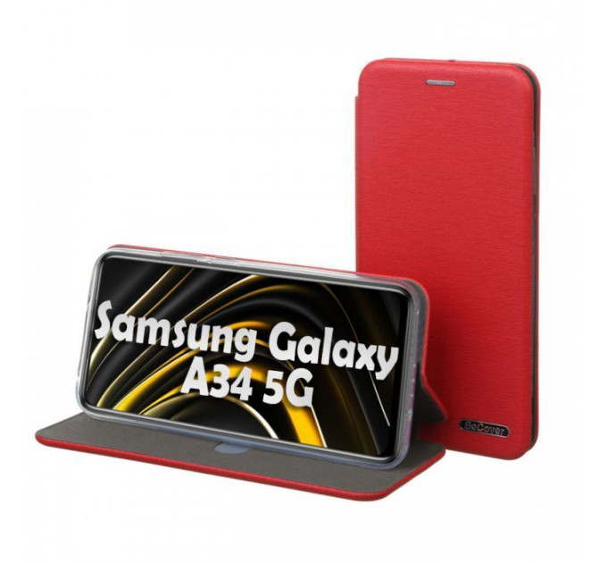 Чохол до мобільного телефона BeCover Exclusive Samsung Galaxy A34 5G SM-A346 Burgundy Red (709031)