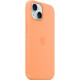 Чехол для мобильного телефона Apple iPhone 15 Silicone Case with MagSafe Orange Sorbet (MT0W3ZM\/A)