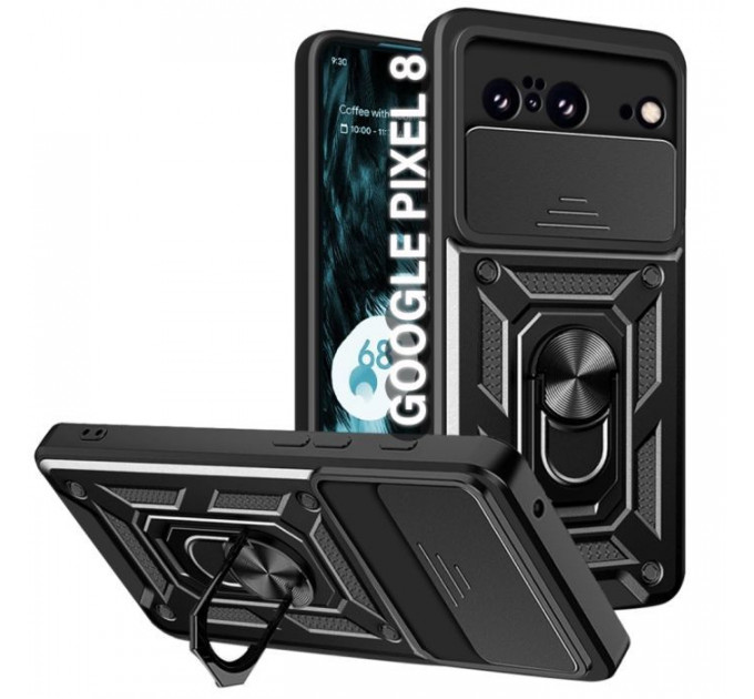 Чохол до мобільного телефона BeCover Military Google Pixel 8 Black (710663)