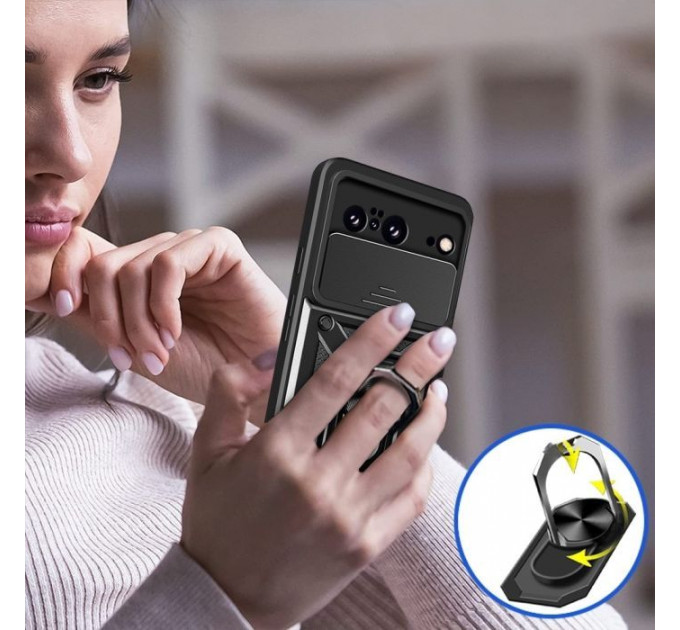 Чохол до мобільного телефона BeCover Military Google Pixel 8 Black (710663)