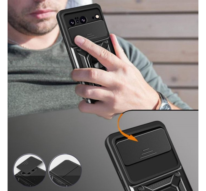 Чохол до мобільного телефона BeCover Military Google Pixel 8 Black (710663)